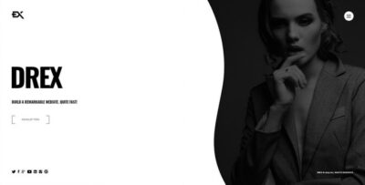 Drex - Photography Portfolio Template