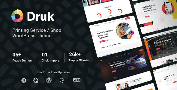 Druk - Printing Service WordPress Theme Druk - Printing Service WordPress Theme