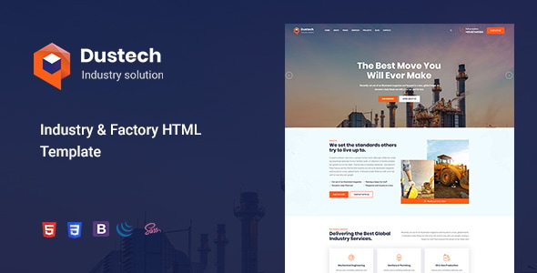 Dustech - Industry & Factory HTML Template Dustech - Industry & Factory HTML Template