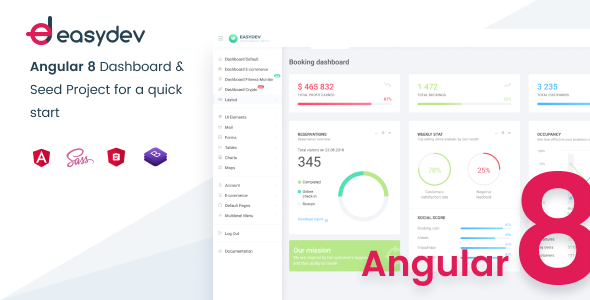 EasyDev-ng - Developer Friendly Angular 8 BS4 Admin Template + Seed Project EasyDev-ng - Developer Friendly Angular 8 BS4 Admin Template + Seed Project