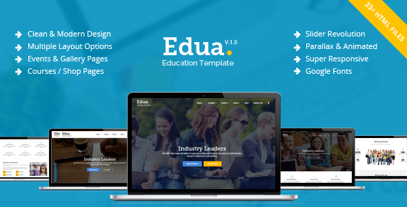 Edua - Educational HTML5 Template Edua - Educational HTML5 Template