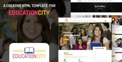 Education City -  University Learning & LMS HTML Template