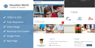Education World Responsive Html Template