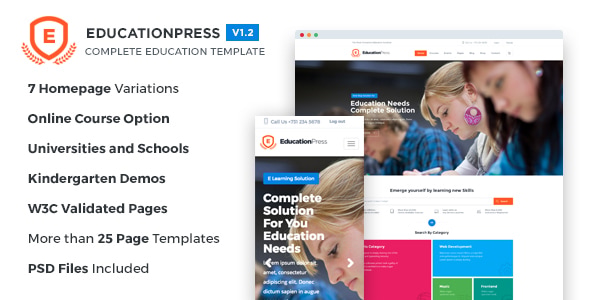 EducationPress - Complete Education Template EducationPress - Complete Education Template
