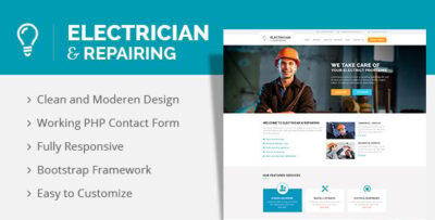 Electrician & Repairing HTML Template