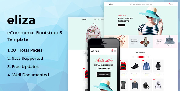 Eliza - Fashion Store HTML Template based on Bootstrap 5 Eliza - Fashion Store HTML Template based on Bootstrap 5