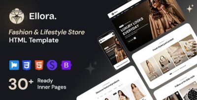 Ellora - Fashion & Lifestyle Store HTML Template