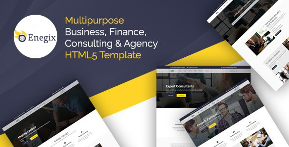 Enegix - Multipurpose Business, Finance, Consultaing & Agency Web Template Enegix - Multipurpose Business, Finance, Consultaing & Agency Web Template