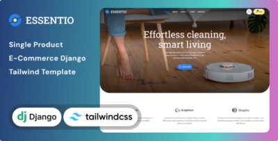 Essentio - Single Product E-Commerce Django & Tailwind CSS Template
