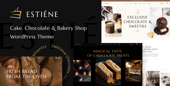 Estiene - Sweets & Bakery WordPress Theme Estiene - Sweets & Bakery WordPress Theme