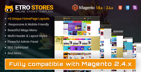 Etrostore - Multipurpose Responsive Magento 2 and 1 Theme Etrostore - Multipurpose Responsive Magento 2 and 1 Theme