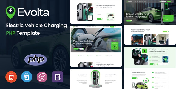 Evolta - Electric Vehicle Charging Station PHP Template Evolta - Electric Vehicle Charging Station PHP Template