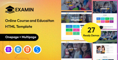 Examin - Education & Online Course HTML Template