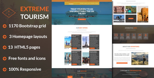 ExT - Tourism & Adventure HTML5 Template ExT - Tourism & Adventure HTML5 Template