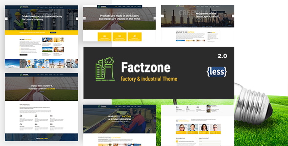 FactZone - Factory & Industrial Business Template FactZone - Factory & Industrial Business Template