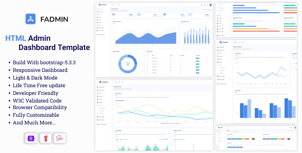 Fadmin - Responsive Bootstrap Admin Dashboard Fadmin - Responsive Bootstrap Admin Dashboard