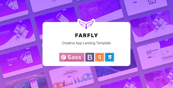 Farfly - Creative App & SAAS Landing HTML5 Template Farfly - Creative App & SAAS Landing HTML5 Template