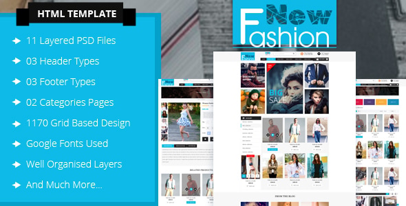 Fashion eCommerce Html Template Fashion eCommerce Html Template
