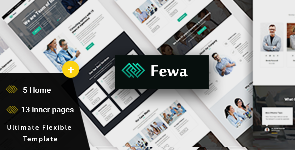 Fewa - Multi-Purpose Corporate Template Fewa - Multi-Purpose Corporate Template