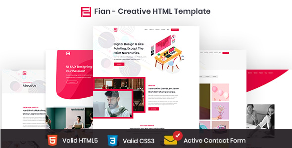 Fian - Creative HTML5 Template Fian - Creative HTML5 Template