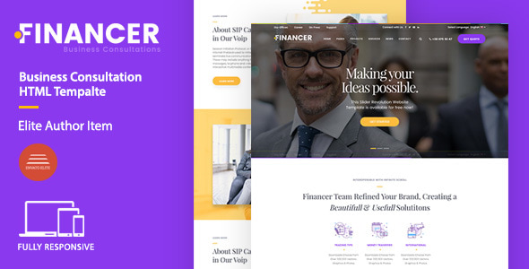 Financer | Business Consultations Template Financer | Business Consultations Template