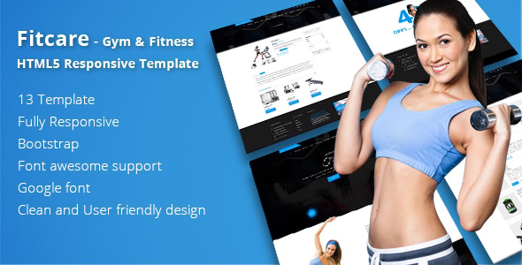 Fitcare - Gym & Fitness HTML5 Responsive Template Fitcare - Gym & Fitness HTML5 Responsive Template