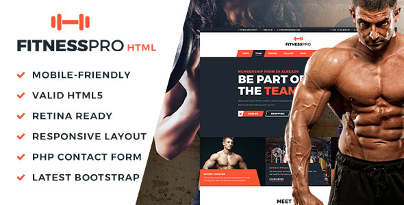 FitnessPro HTML Template FitnessPro HTML Template