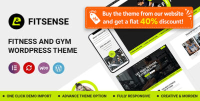 Fitsense - Gym and Fitness WordPress Theme