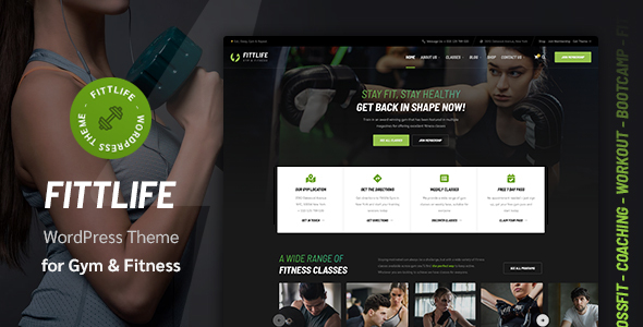 Fittlife - Gym & Fitness WordPress Theme Fittlife - Gym & Fitness WordPress Theme