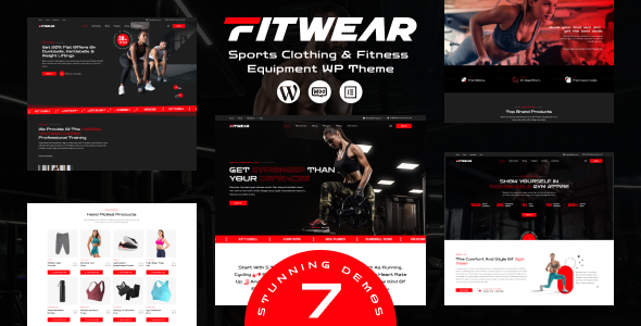 Fitwear - Gym, Fitness WordPress Theme Fitwear - Gym, Fitness WordPress Theme
