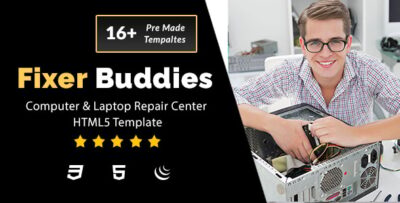 Fixer Buddies - Computer & Laptop Repair Center HTML5 Template