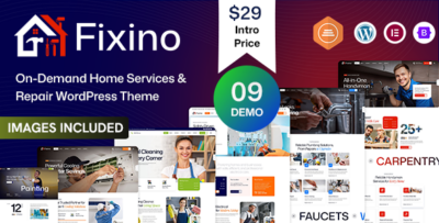 Fixino - On-Demand Home Services & Repair WordPress Theme