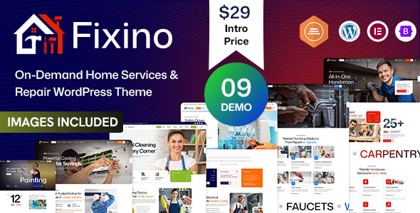 Fixino – On-Demand Home Services & Repair WordPress Theme Fixino – On-Demand Home Services & Repair WordPress Theme