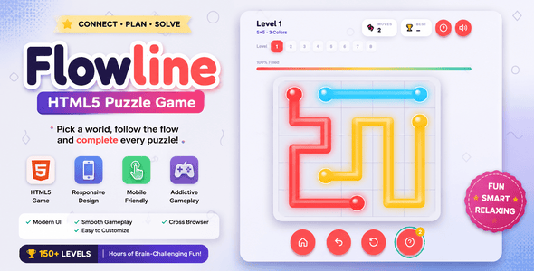 Flowline | HTML5 Connect Puzzle Game Flowline | HTML5 Connect Puzzle Game