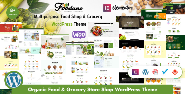 Foodano - Food Shop & Marketplace WordPress Theme Foodano - Food Shop & Marketplace WordPress Theme
