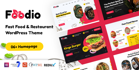 Foodio - Fast Food Restaurant WordPress Theme Foodio - Fast Food Restaurant WordPress Theme
