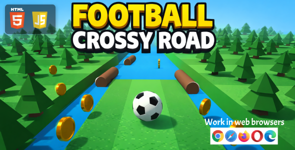 Football Crossy Road | HTML5 Game | Three.js Football Crossy Road | HTML5 Game | Three.js