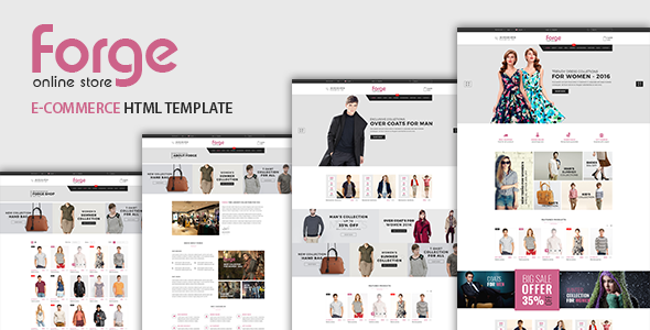 Forge - Fashion Store HTML Template Forge - Fashion Store HTML Template