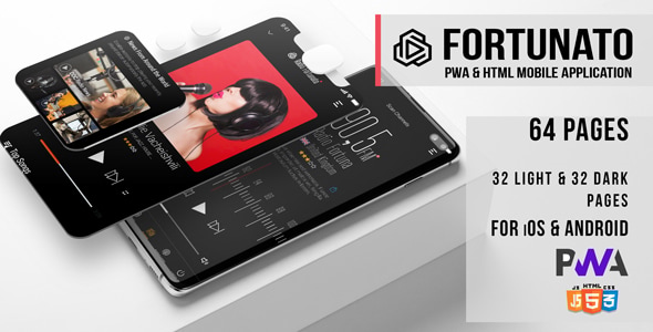 Fortunato - Radio PWA & HTML Mobile Applications Fortunato - Radio PWA & HTML Mobile Applications