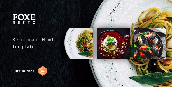 Foxeresto - Restaurant HTML Template Foxeresto - Restaurant HTML Template