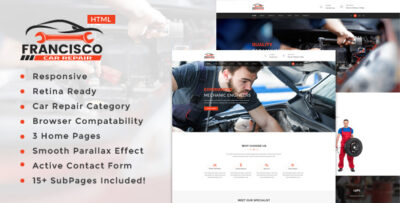 Francisco  || Auto Mechanic & Car Repair Template