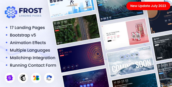 Frost - Coming Soon, Under Construction Bootstrap 5 Template Frost - Coming Soon, Under Construction Bootstrap 5 Template