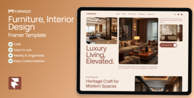 Furniqo - Modern Furniture & Interior Framer Template