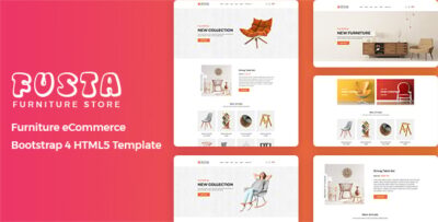 Fusta - Furniture eCommerce Bootstrap 5 Template