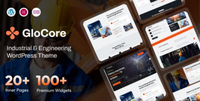 GloCore - Industrial & Engineering Services WordPress Theme
