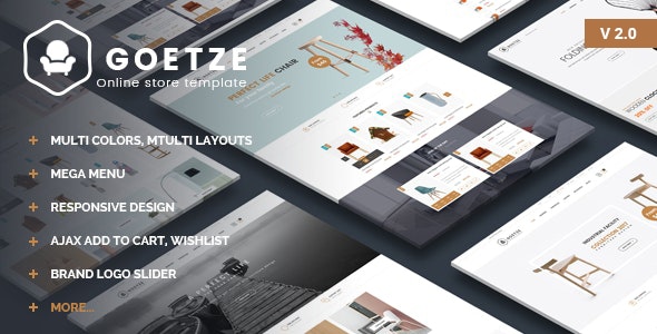 Goetze - Furniture Shop eCommerce HTML Template Goetze - Furniture Shop eCommerce HTML Template