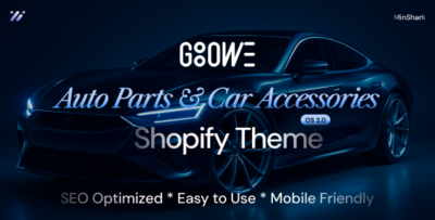 Gooowe | Auto Parts & Car Accessories Shopify Theme OS 2.0