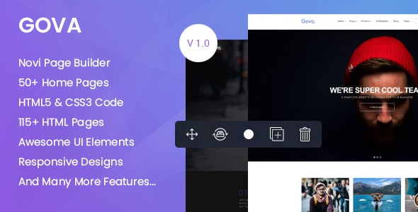 Gova - Professional Multipurpose Templates with Page Builder Gova - Professional Multipurpose Templates with Page Builder