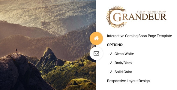 Grandeur Coming Soon Template Grandeur Coming Soon Template