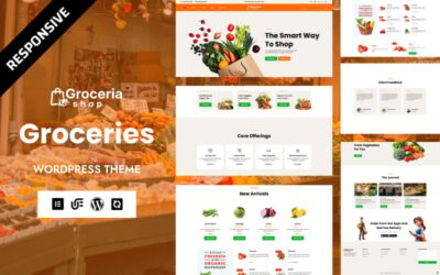 Groceria - Grocery and Fruits and Vegetables WooCommerce WordPress Elementor Theme